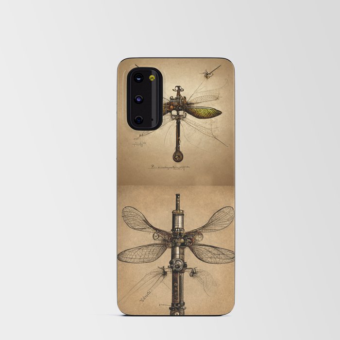 Steampunk Mechanical Dragonflies Android Card Case