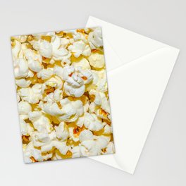 Popcorn Movies Snack Food Photography Pattern Stationery Card