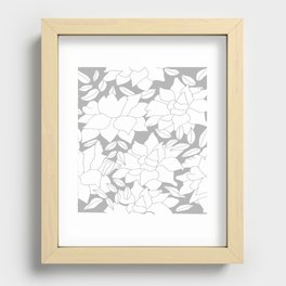 FLOWERS Recessed Framed Print