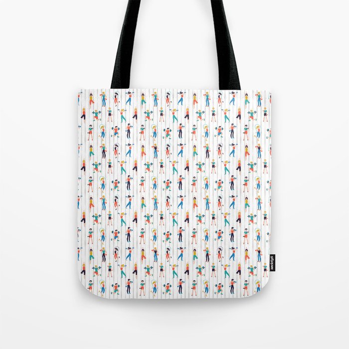 Workout at the Gym Tote Bag