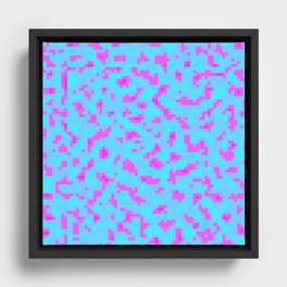 Beautiful Abstract Pastel Pattern Framed Canvas