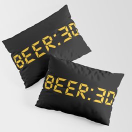Beer O'clock Funny Pillow Sham
