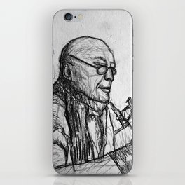 charcoal sketches iPhone Skin