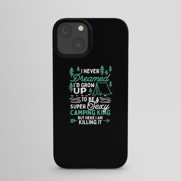 Camping King iPhone Case