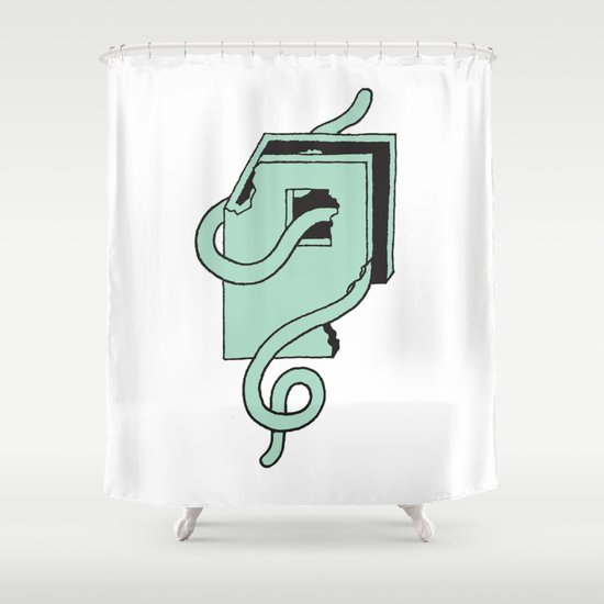 Baltimore Worm Shower Curtain