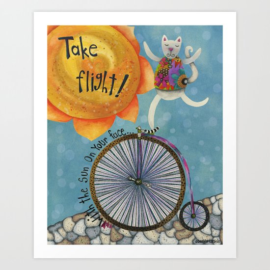Take Flight With The Sun On Your Face Art Print
