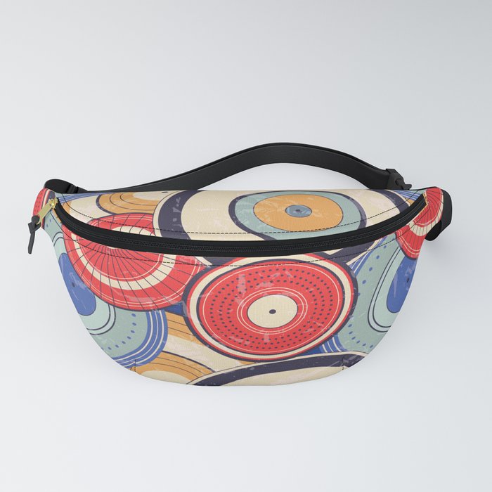 Japanese umbrella abstract pattern  Fanny Pack