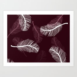 RED WINE Art Print