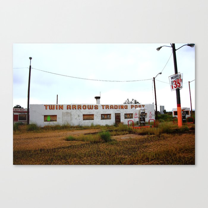 Route 66 - Twin Arrows Trading Post 2008 #2 Canvas Print