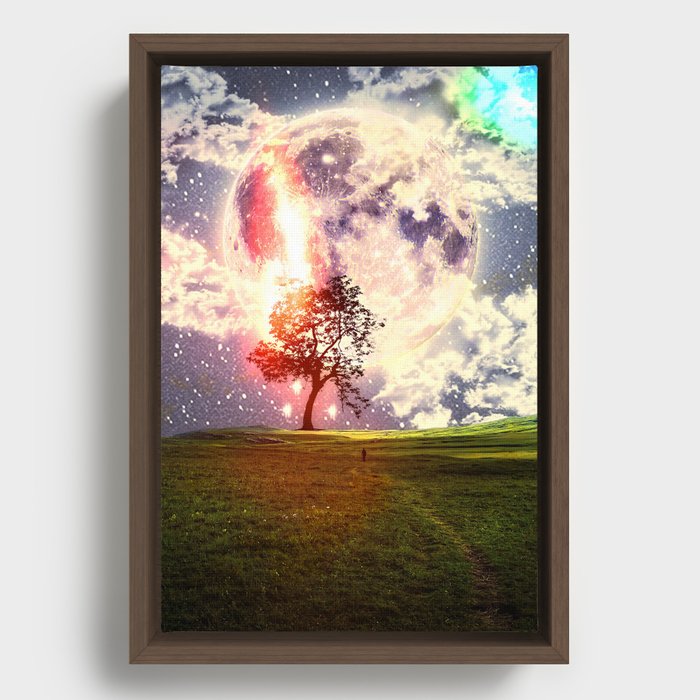 Look Who’s Back Framed Canvas
