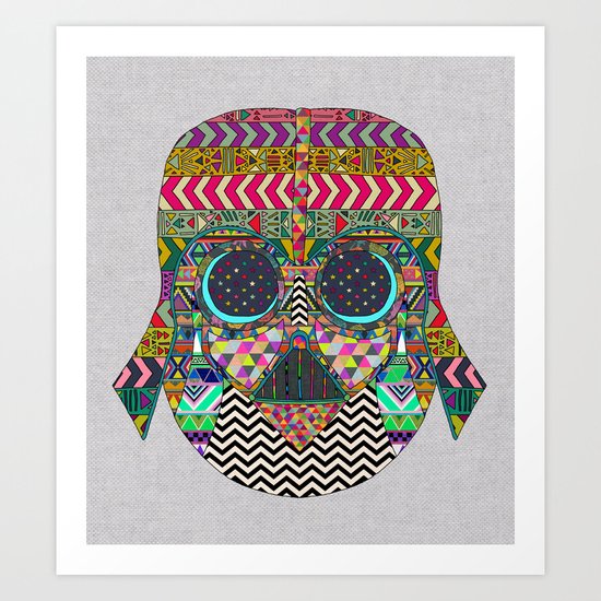 VADER GOT TIRED OF BLACK / makeover Art Print
