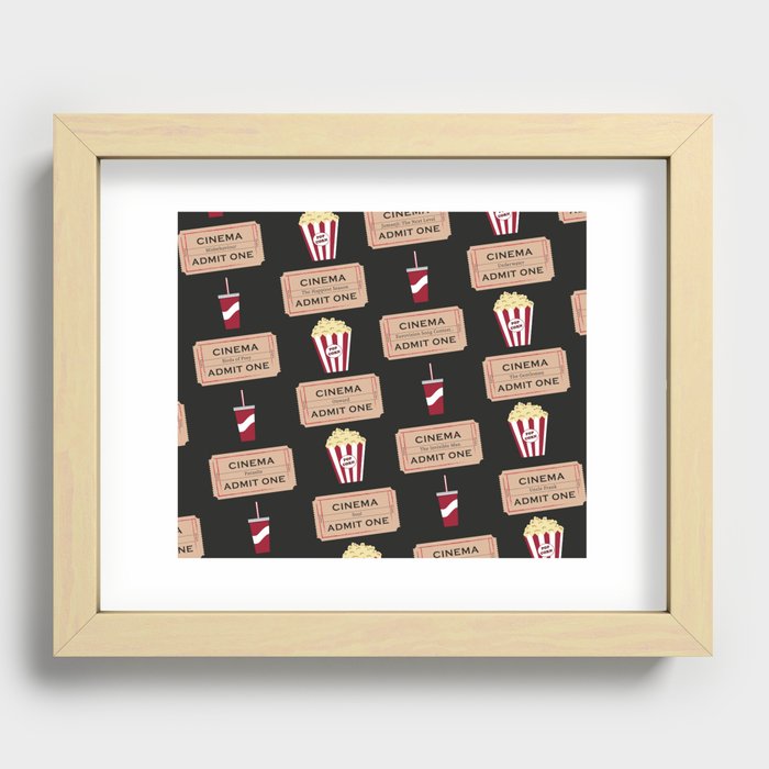 Let's go to the Movie's (2020 Edition) Recessed Framed Print