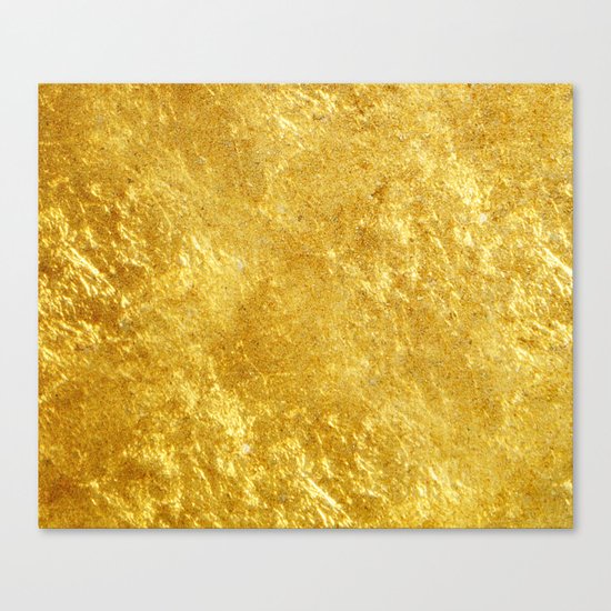 Golden Texture #lifestyle #society6 Canvas Print
