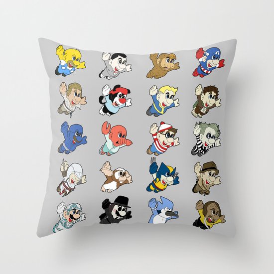 Super: Round 2 Throw Pillow