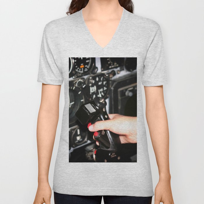 In Control V Neck T Shirt