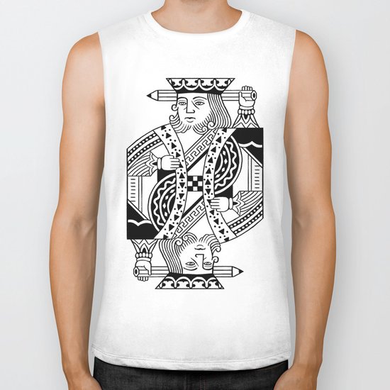 Creativity Is King Biker Tank