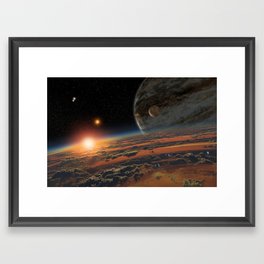 Kepler 64 b Framed Art Print