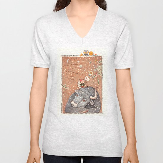 The year of OX Unisex V-Neck