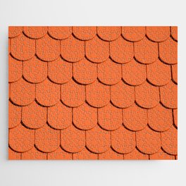 Orange Honeycomb Jigsaw Puzzle