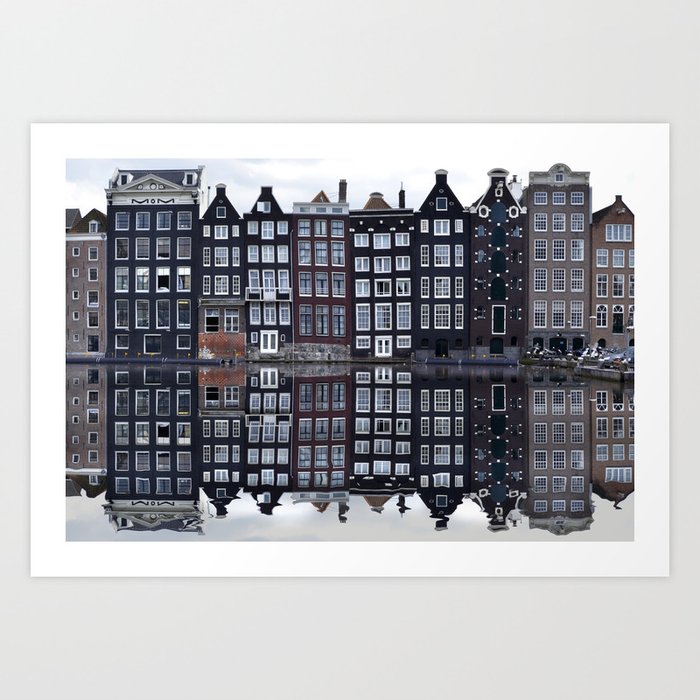Amsterdam houses 1. Art Print