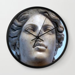 Goddess Hadrianic Baths Aphrodisias  Wall Clock