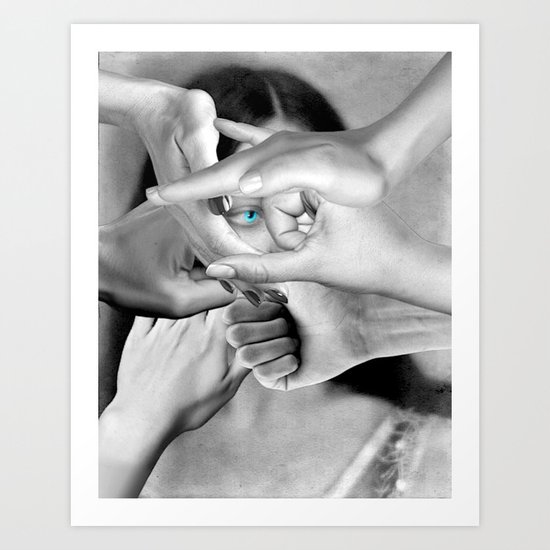 DO YOU SEE ME? Art Print