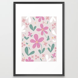 Spring Daisy Flower Dream #2 #wall #decor #art #society6 Framed Art Print
