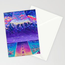 Intersection of Perceived Reality Stationery Card