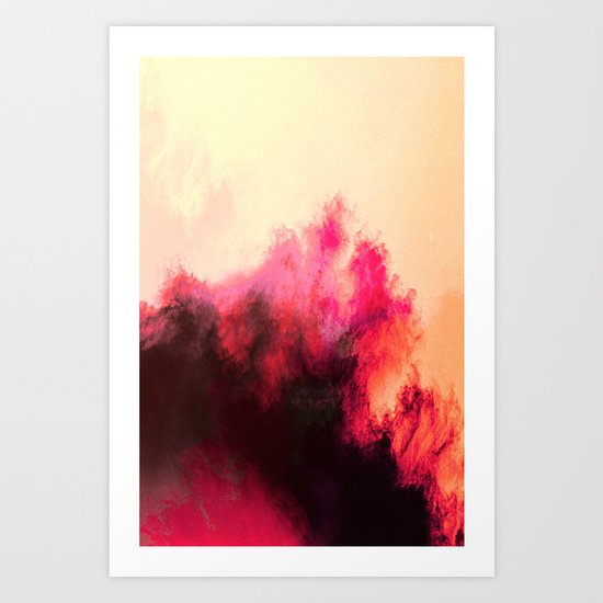 Painted Clouds II Art Print