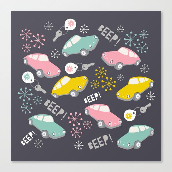Beep! Beep! Canvas Print