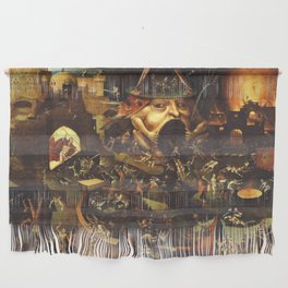Insight Into Hell By Hieronymus Bosch Wall Hanging