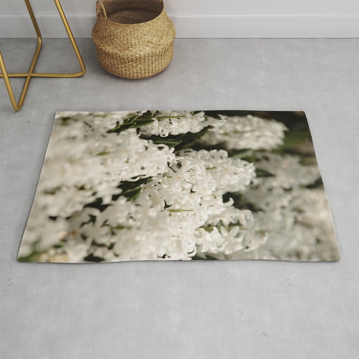 White Hyacinth II Rug