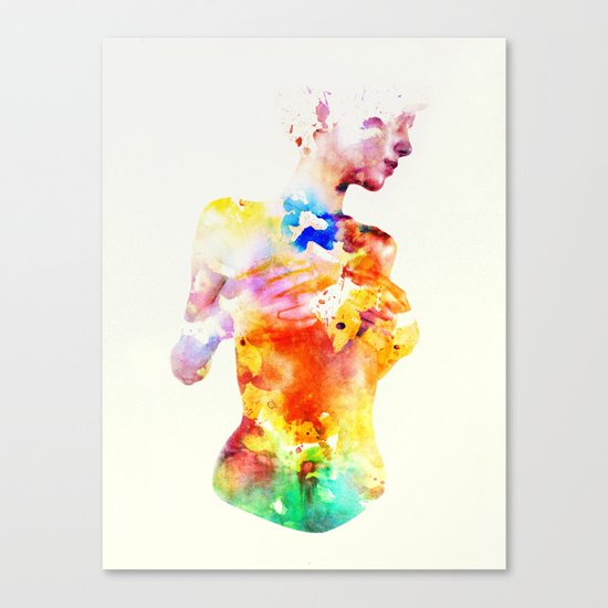 Crayon Canvas Print