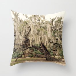 The Tree Who Whispers Throw Pillow