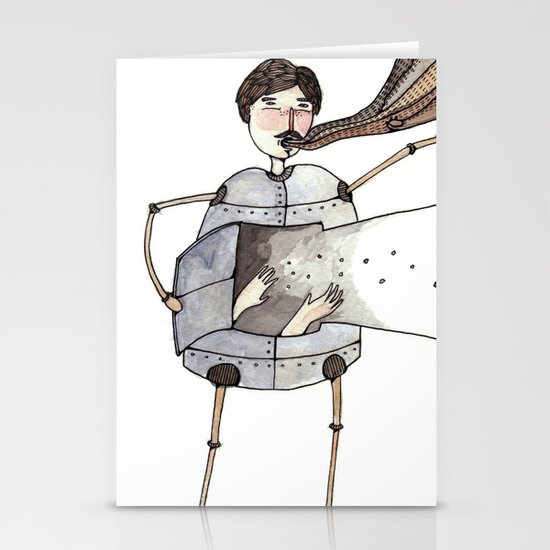Robot Magic Stationery Cards