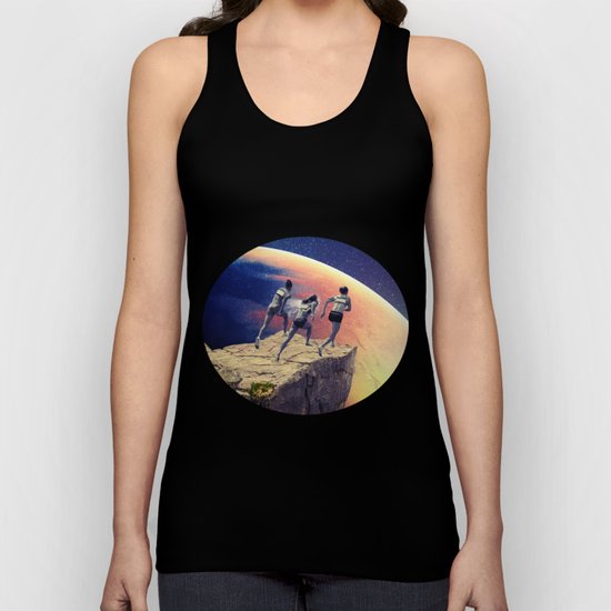 Orange Planet Unisex Tank Top