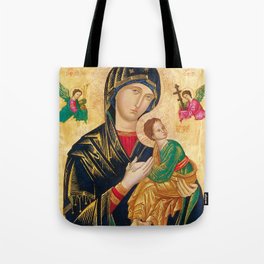 Our Mother of Perpetual Help Virgin Mary Tote Bag