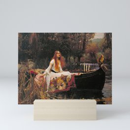 THE LADY OF SHALLOT - WATERHOUSE Mini Art Print