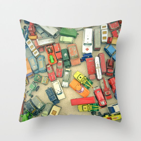 Traffic Jam Throw Pillow