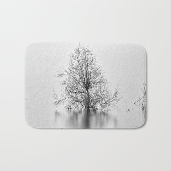 "Peace Tree". Sunrise at the lake Bath Mat