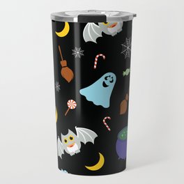 Halloween Seamless Pattern Travel Mug