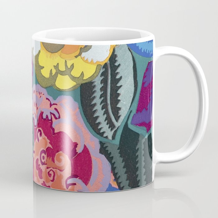 Art Deco Flower pattern 7 Coffee Mug