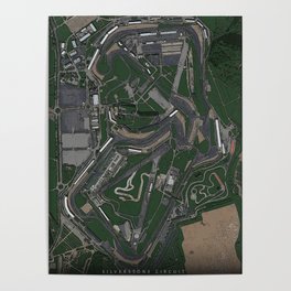 Silverstone Circuit Poster