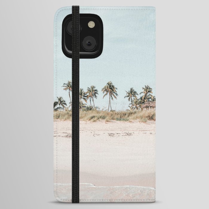 Beach Ocean Palm Trees iPhone Wallet Case