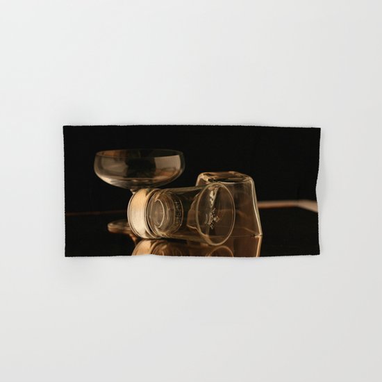 Glasses in Gold Tones Hand & Bath Towel