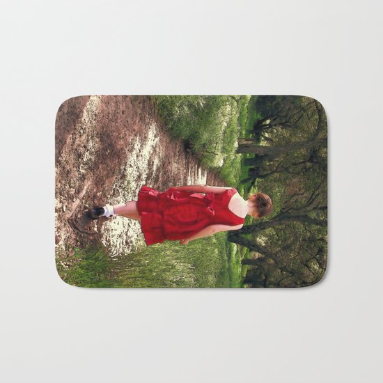 Solitary Walk. © J&S Montague. Bath Mat