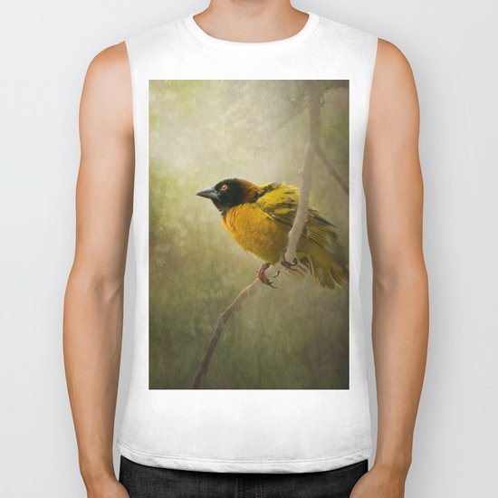 Weaver Bird Biker Tank