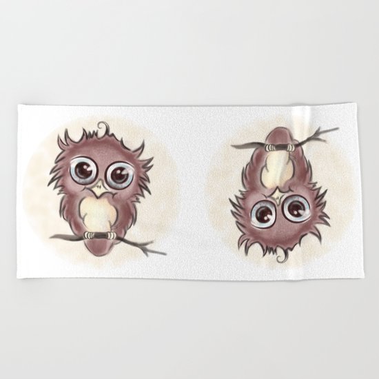 Big-eyed Beach Towel