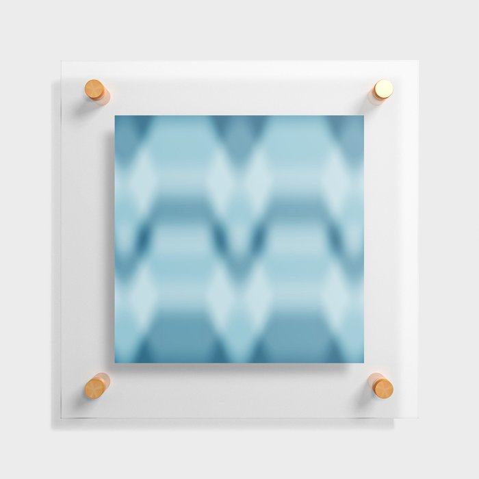 Blue Dyed Fabric | Floating Acrylic Print