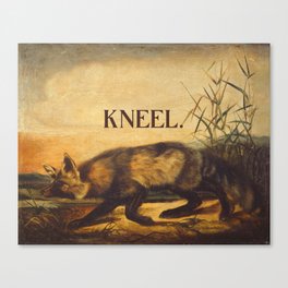 kneel Canvas Print